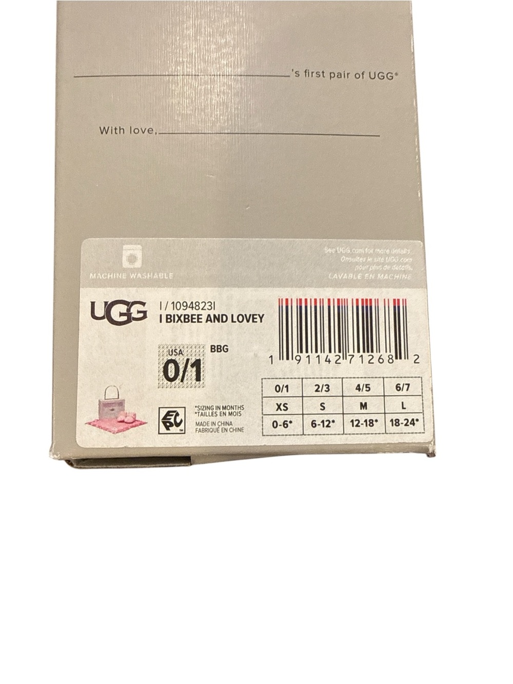 UGG Bixbee Booties and Lovey Set - Picture 4 of 7
